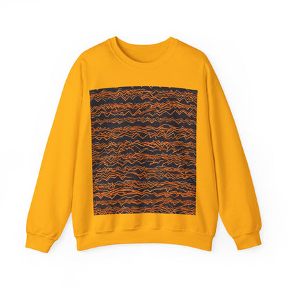 boostlete-field-day-pattern-ekg-bold-0135 — Unisex Heavy Blend Crewneck Sweatshirt (Gildan)