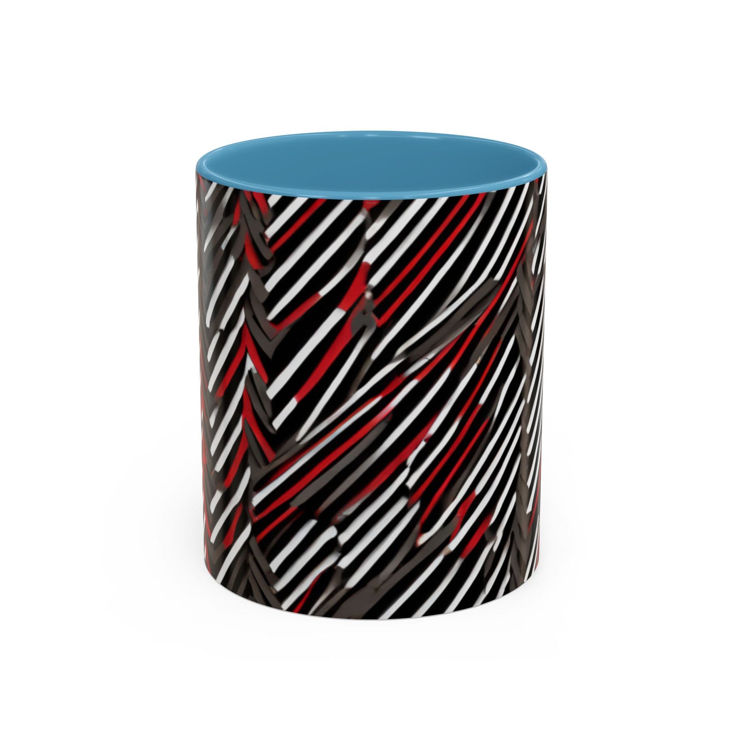 boostlete-field-day-pattern-diagonal-paper-0287 — Accent Mug 11oz/15oz