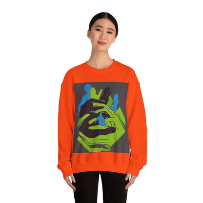 boostlete-mile-by-mile-scene-athlete-offset-modern-0824 — Unisex Heavy Blend Crewneck (G18000)