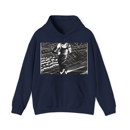 boostlete-headspace-scene-marathoner-speed-geometric-0816 — Unisex Heavy Blend Hoodie (G18500)