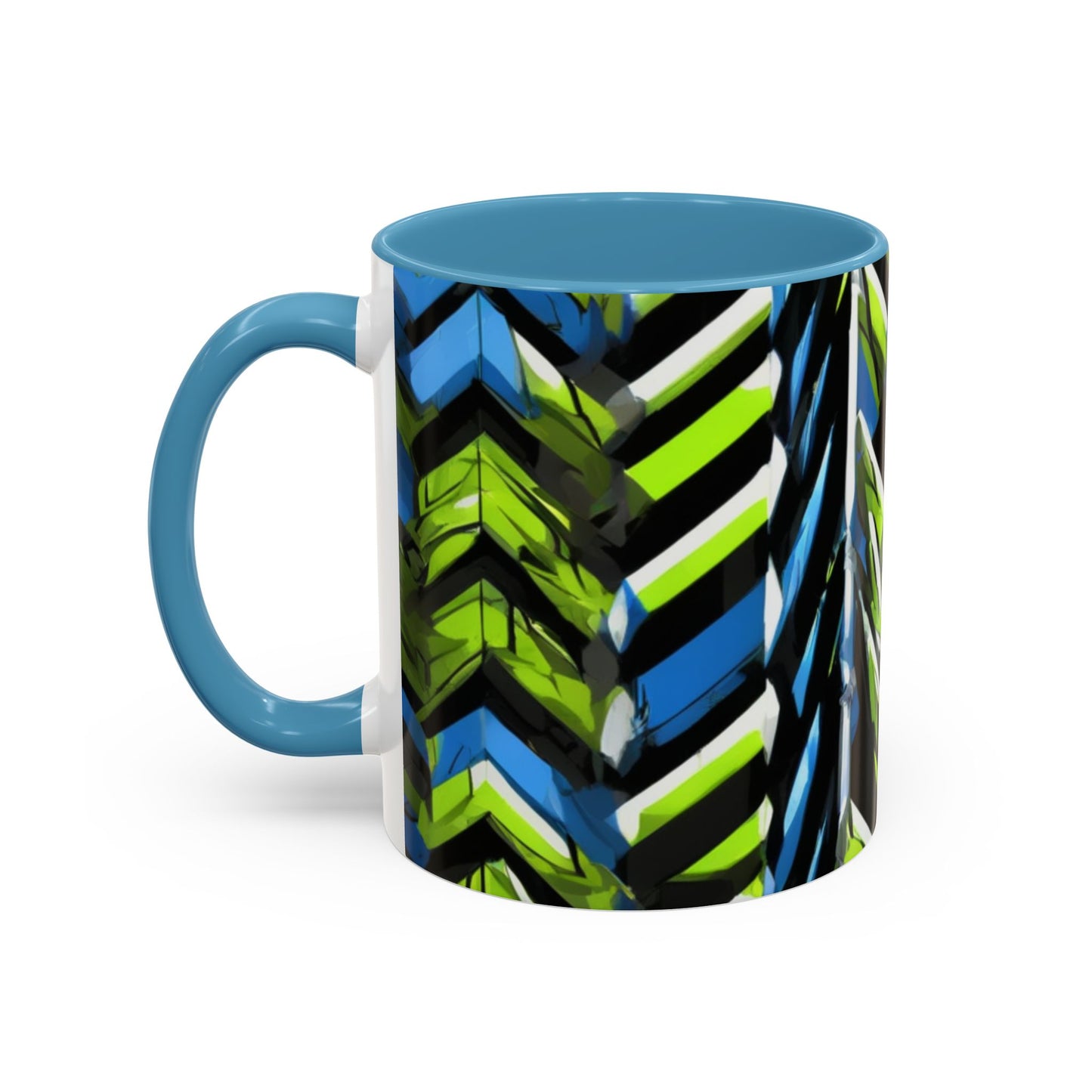 boostlete-rise-grind-pattern-chevron-isometric-0195 — Accent Mug 11oz/15oz
