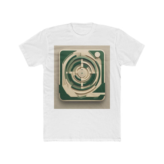 boostlete-mile-by-mile-icon-target-3d-modern-0306 — Unisex Cotton Crew Tee (NL 3600)