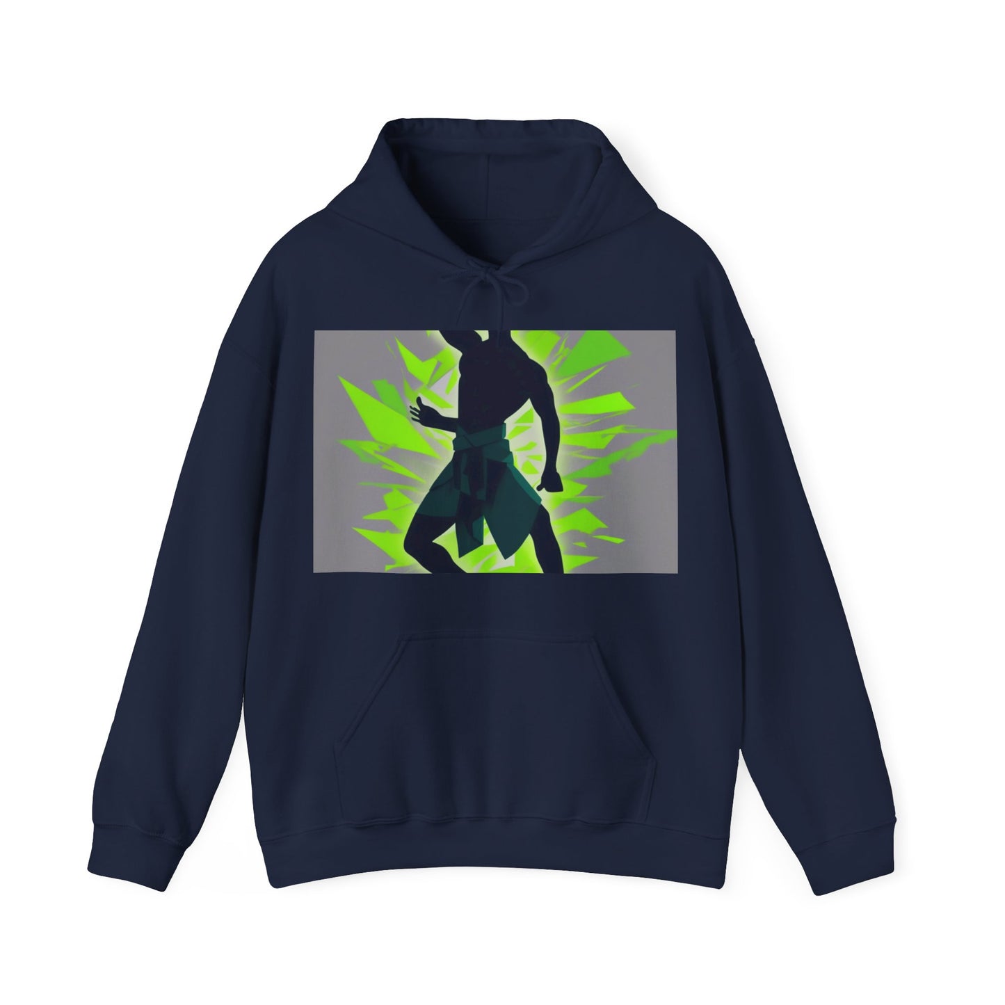 boostlete-mile-by-mile-scene-yogi-offset-isometric-0972 — Unisex Heavy Blend Hoodie (G18500)