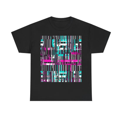 boostlete-am-crew-pattern-barcode-bold-0023 — Unisex Heavy Cotton Tee (Gildan 5000)