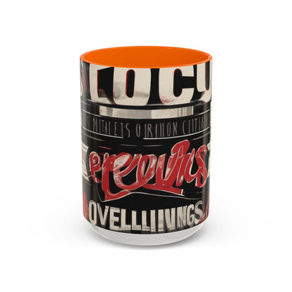 boostlete-mile-by-mile-type-focus-over-feelings-split-retro-0841 — Accent Mug 11/15oz