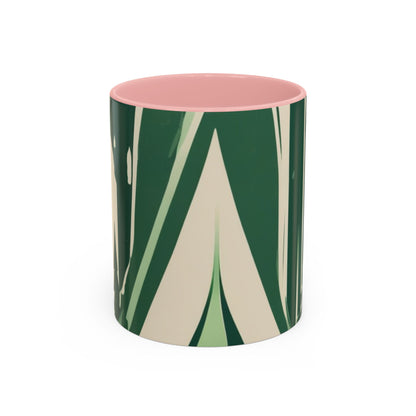 boostlete-quiet-power-icon-water-glitch-retro-0186 — Accent Mug 11oz/15oz