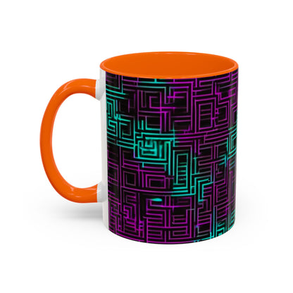 boostlete-boost-mode-pattern-plate-number-monoline-0079 — Accent Mug 11oz/15oz