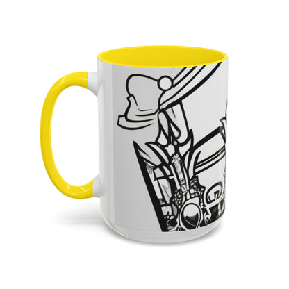 boostlete-quiet-power-icon-crown-outline-badge-0130 — Accent Mug 11oz/15oz