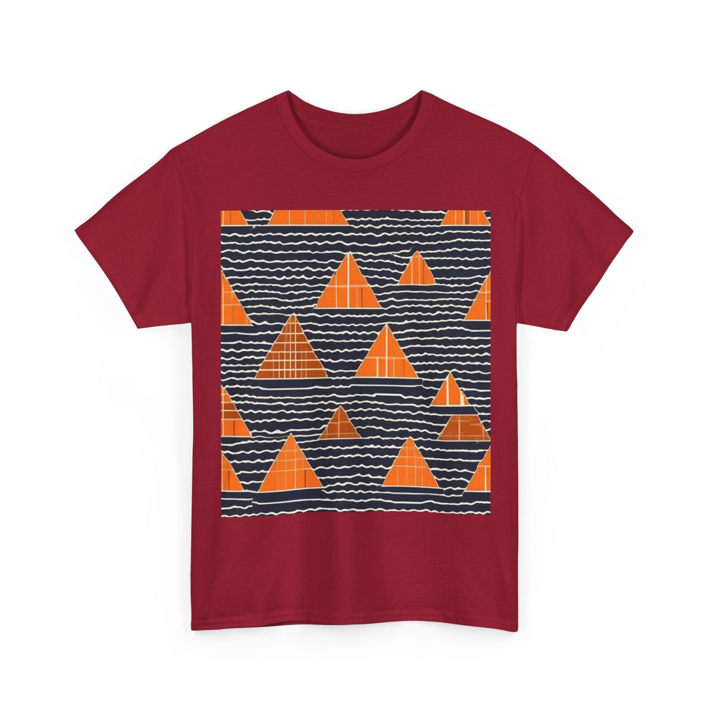 boostlete-iron-intent-pattern-stair-steps-industrial-0259 — Unisex Heavy Cotton Tee (Gildan 5000)