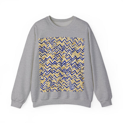 boostlete-boost-mode-pattern-ekg-line-art-0091 — Unisex Heavy Blend Crewneck Sweatshirt (Gildan)