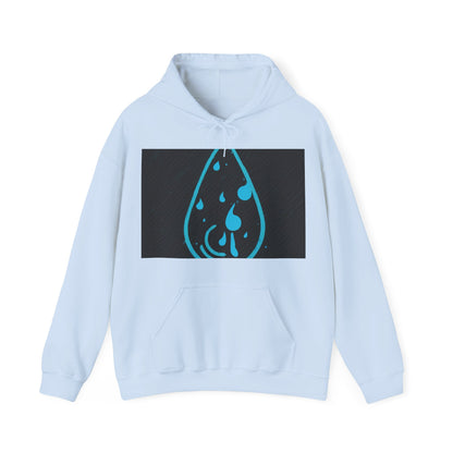boostlete-iron-intent-icon-water-grainy-vector-0762 — Unisex Heavy Blend Hoodie (G18500)