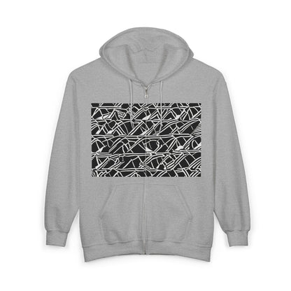 boostlete-boost-mode-pattern-stair-steps-athletic-0311 — Unisex Heavy Blend Full-Zip Hooded Sweatshirt