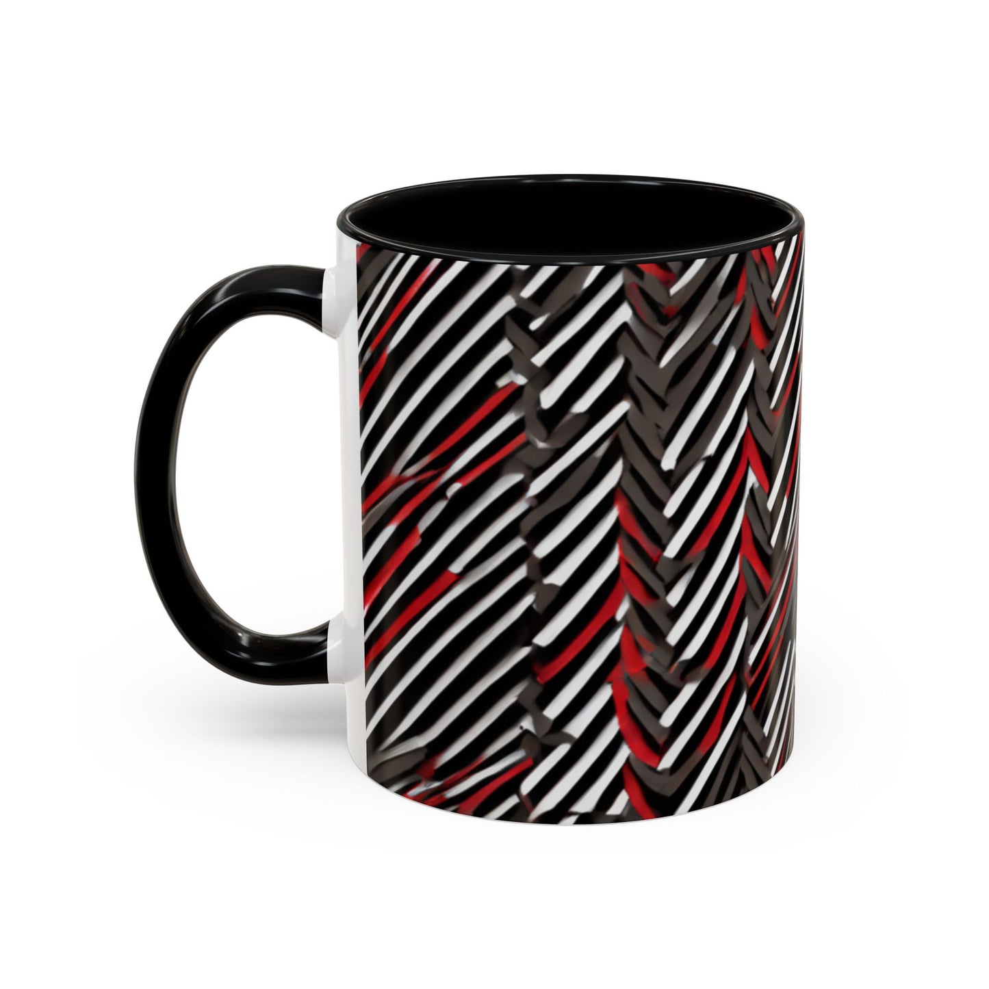 boostlete-field-day-pattern-diagonal-paper-0287 — Accent Mug 11oz/15oz