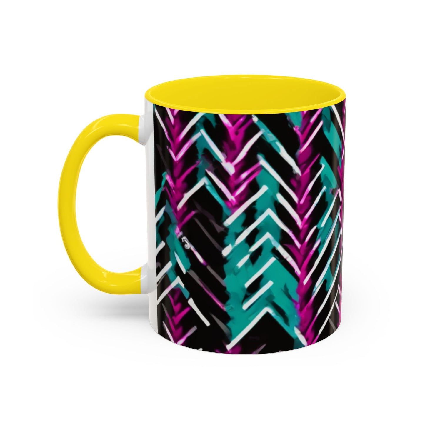 boostlete-recovery-progress-pattern-chevron-retro-0243 — Accent Mug 11/15oz