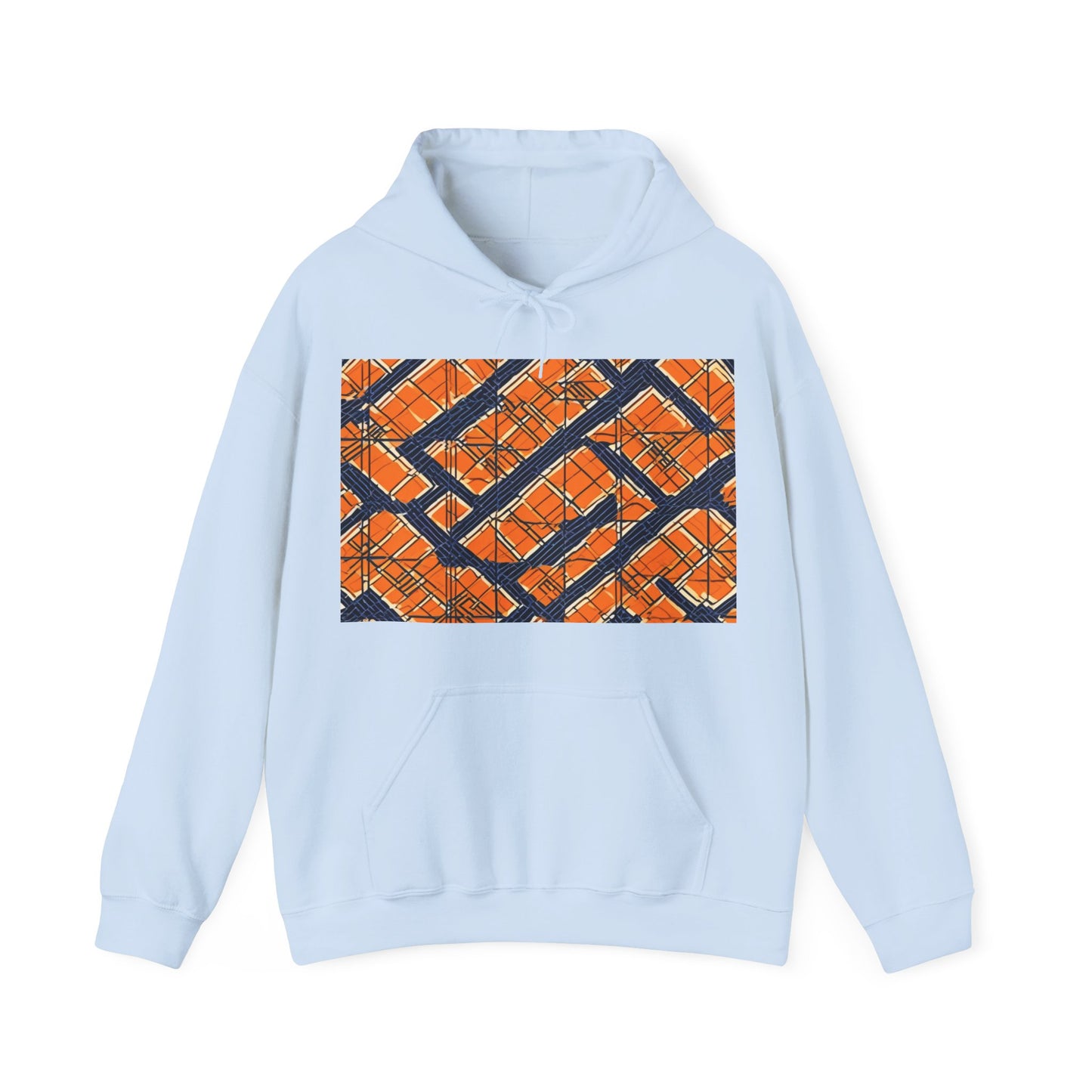 boostlete-boost-mode-pattern-plate-number-monoline-0571 — Unisex Heavy Blend Hoodie (G18500)