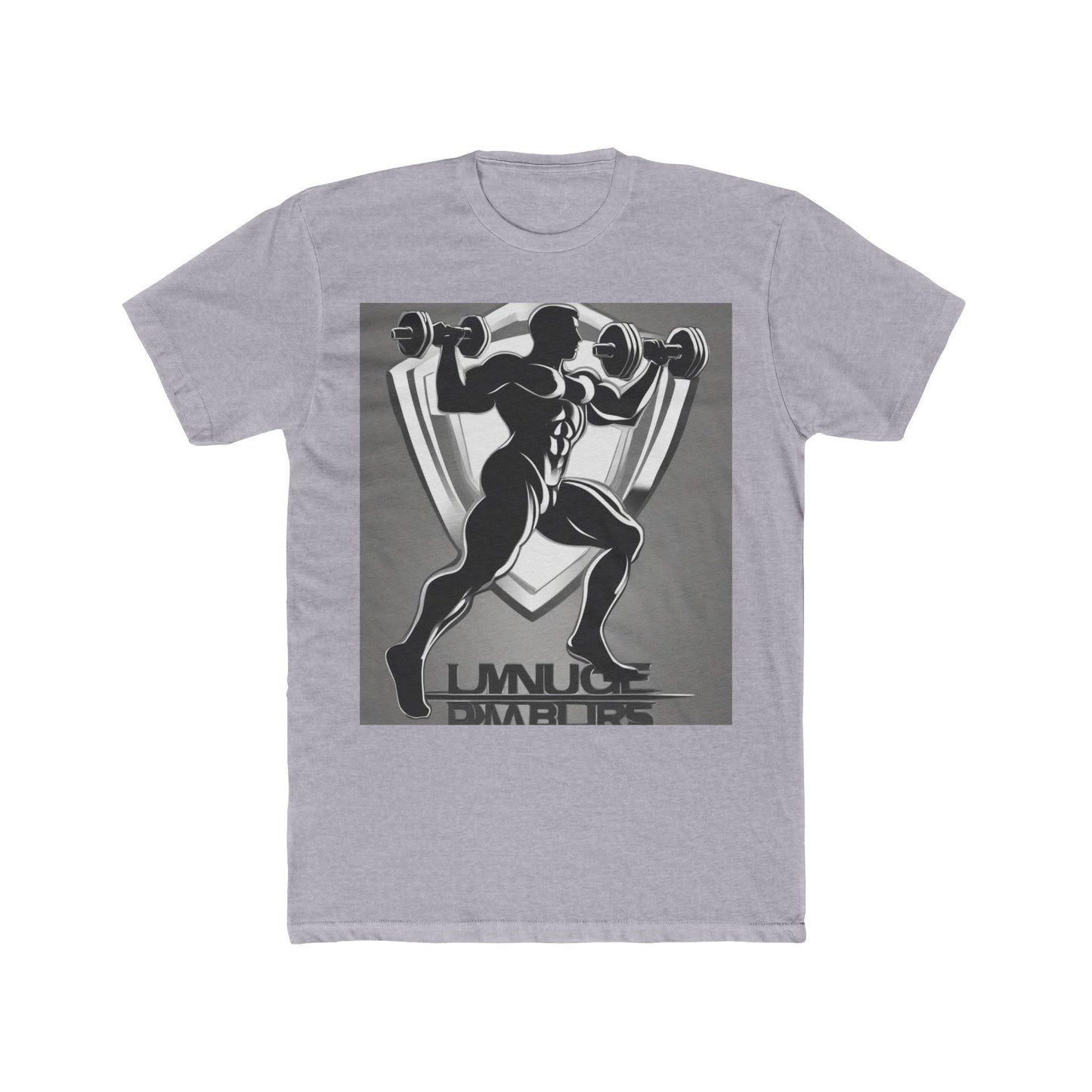 boostlete-mile-by-mile-scene-lunge-3d-athletic-0020 — Unisex Cotton Crew Tee (NL 3600)