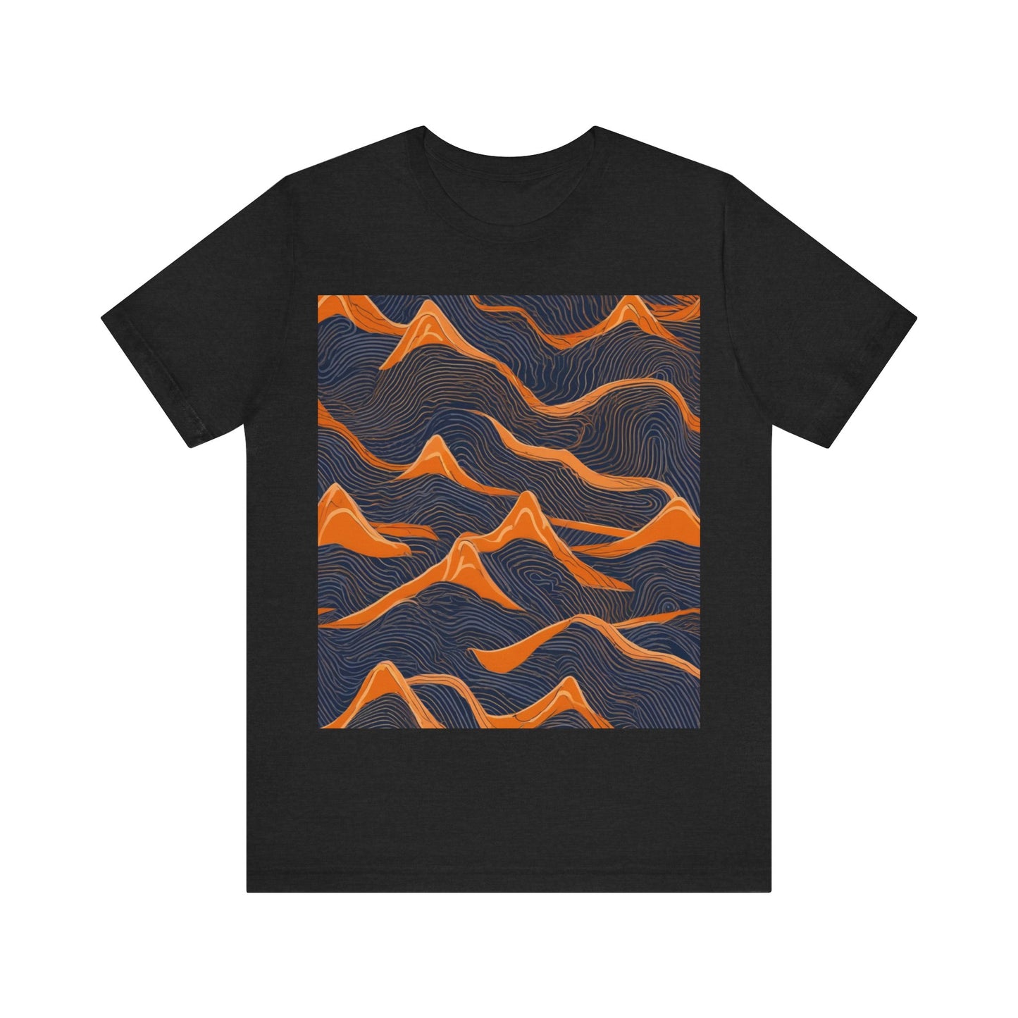 boostlete-boost-mode-pattern-topographic-engraved-0035 — Unisex Jersey Short Sleeve (B+C 3001)