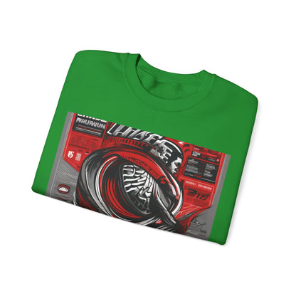 boostlete-field-day-type-chase-capacity-big-monoline-0813 — Unisex Heavy Blend Crewneck (G18000)