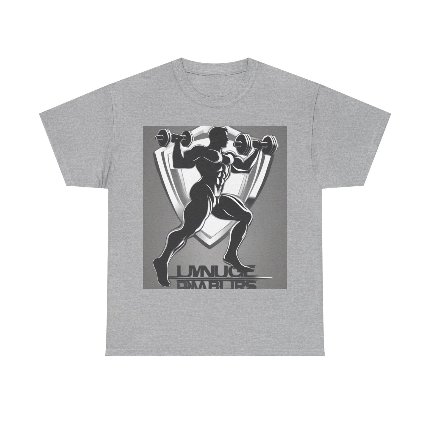 boostlete-mile-by-mile-scene-lunge-3d-athletic-0020 — Unisex Heavy Cotton Tee (Gildan 5000)