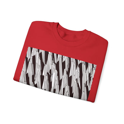 boostlete-iron-intent-pattern-micro-isometric-0199 — Unisex Heavy Blend Crewneck Sweatshirt (Gildan)