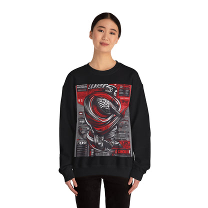 boostlete-field-day-type-chase-capacity-big-monoline-0813 — Unisex Heavy Blend Crewneck (G18000)