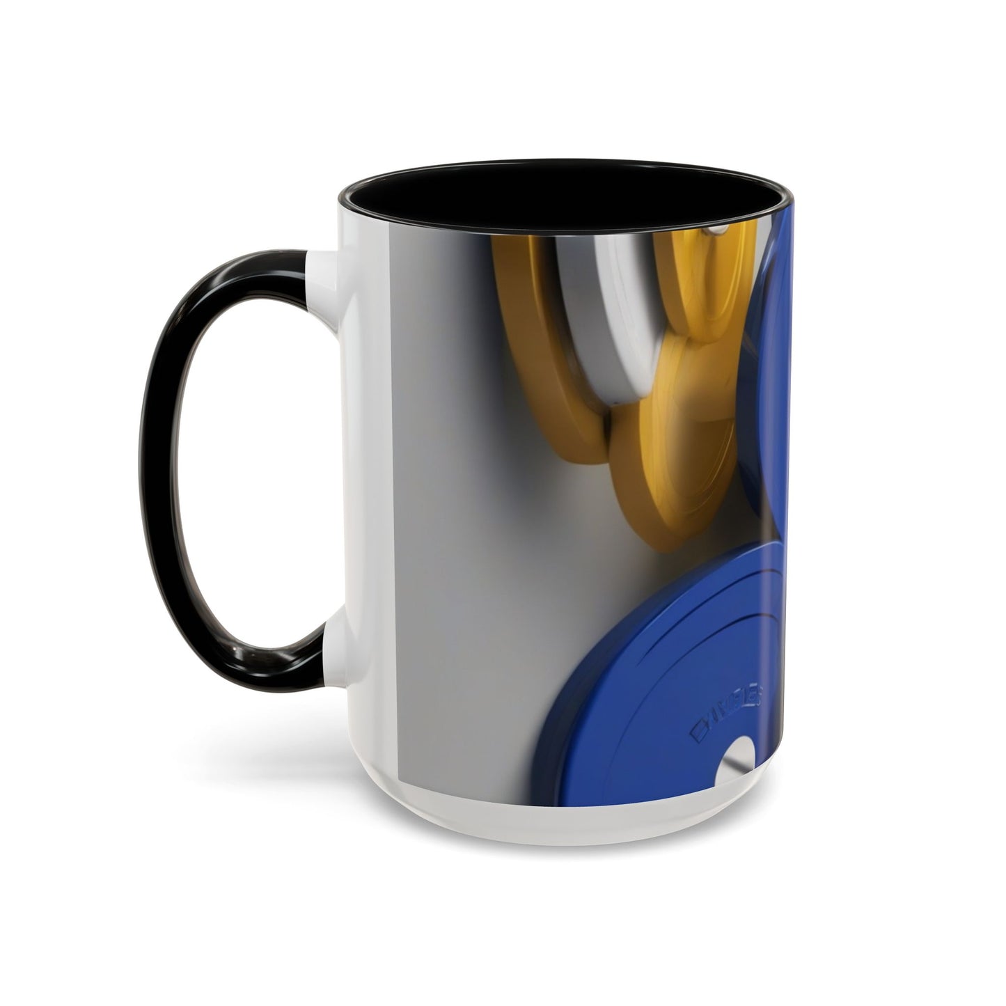 boostlete-field-day-icon-barbell-offset-geometric-0150 — Accent Mug 11oz/15oz