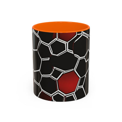 boostlete-quiet-power-pattern-hex-vector-0039 — Accent Mug 11/15oz