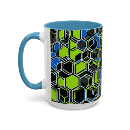 boostlete-recovery-progress-pattern-hex-blueprint-0007 — Accent Mug 11oz/15oz