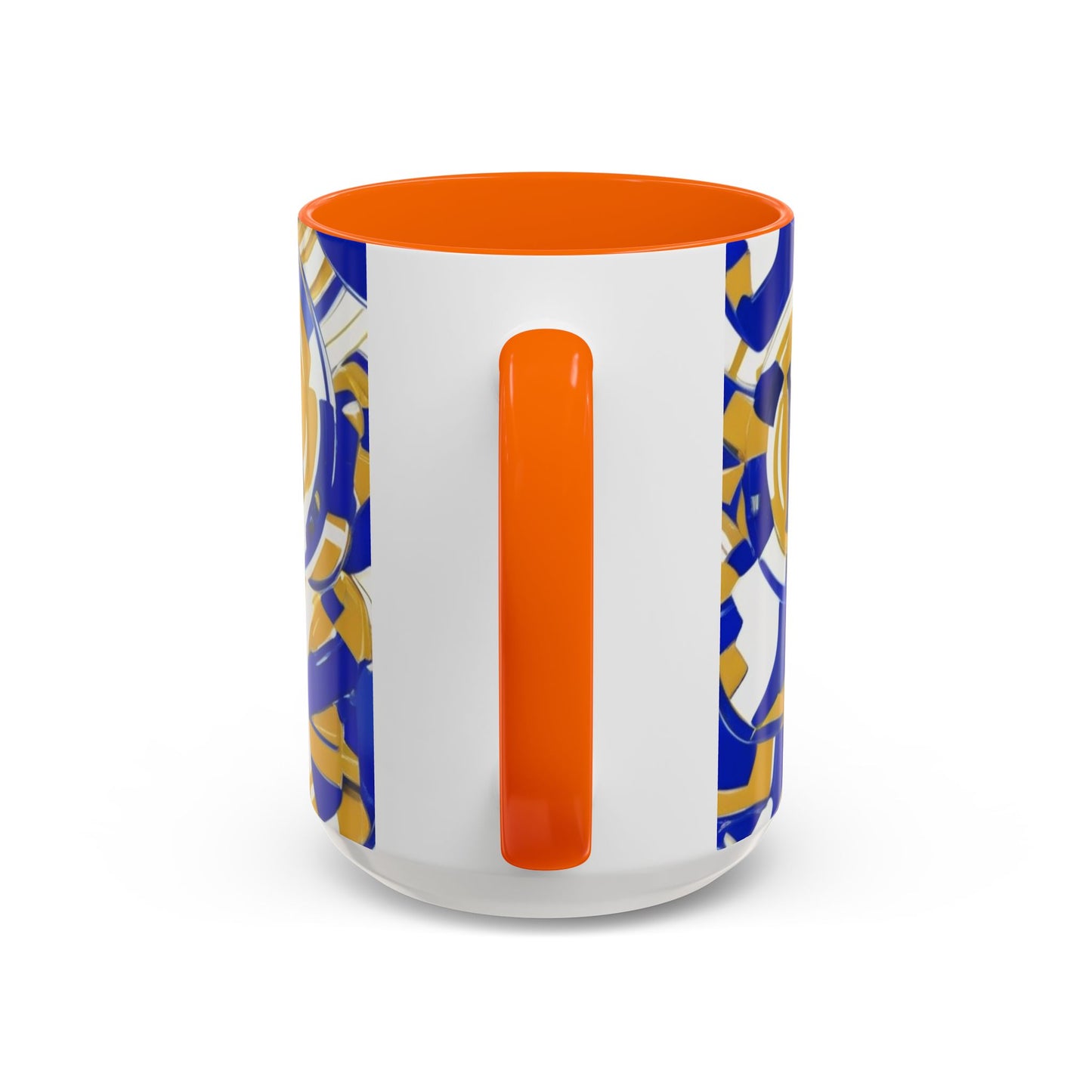 boostlete-field-day-icon-barbell-grainy-line-art-0906 — Accent Mug 11/15oz