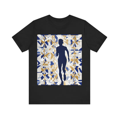 boostlete-recovery-progress-scene-marathoner-matte-geometric-0448 — Unisex Jersey Short Sleeve (B+C 3001)