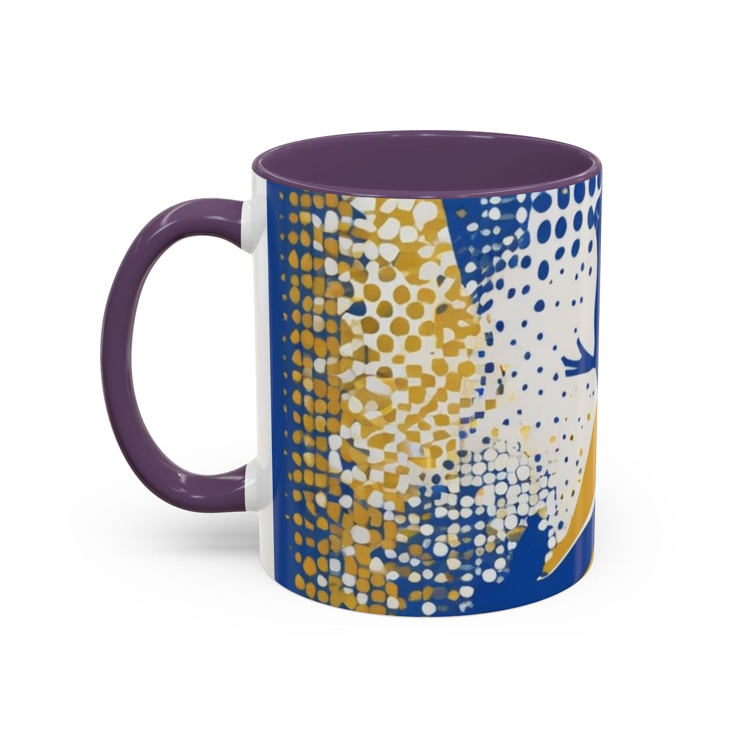 boostlete-field-day-icon-swimmer-halftone-paper-0246 — Accent Mug 11oz/15oz