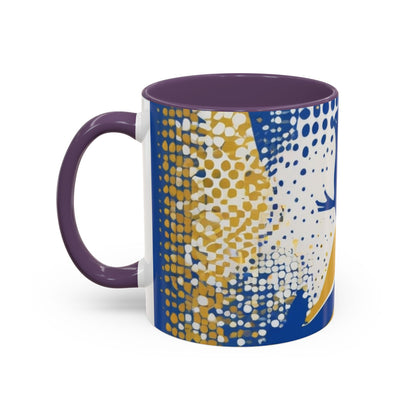 boostlete-field-day-icon-swimmer-halftone-paper-0246 — Accent Mug 11oz/15oz