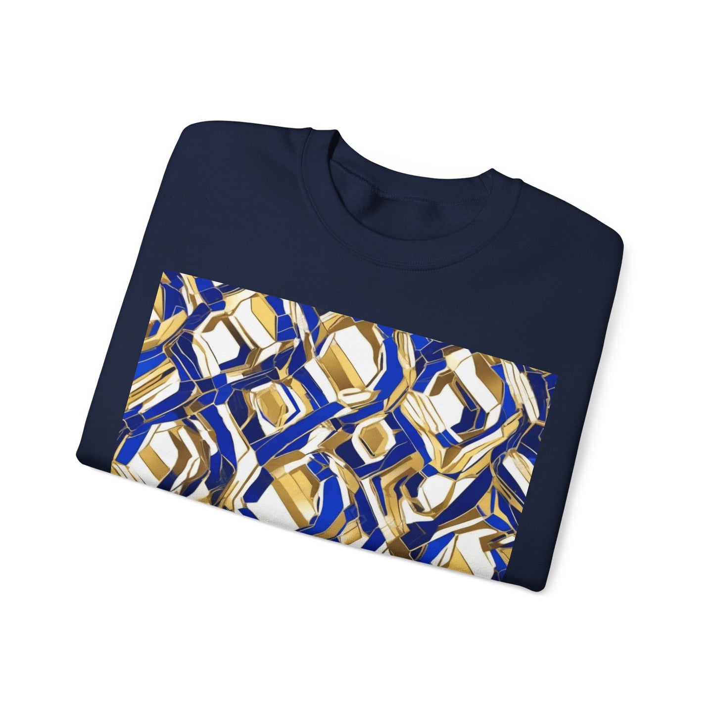 boostlete-boost-mode-pattern-hex-athletic-0611 — Unisex Heavy Blend Crewneck (G18000)