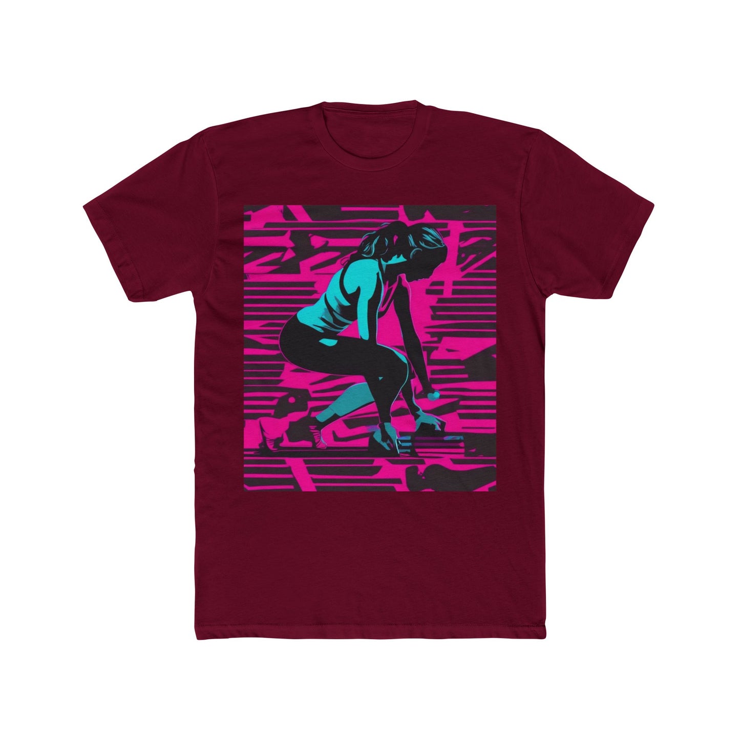 boostlete-headspace-scene-push-up-matte-modern-0260 — Unisex Cotton Crew Tee (NL 3600)