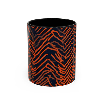 boostlete-field-day-pattern-ekg-modern-0087 — Accent Mug 11oz/15oz