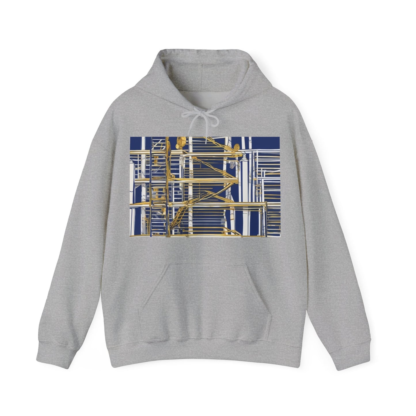 boostlete-rise-grind-icon-ladder-high-engraved-0238 — Unisex Heavy Blend Hooded Sweatshirt (Gildan)