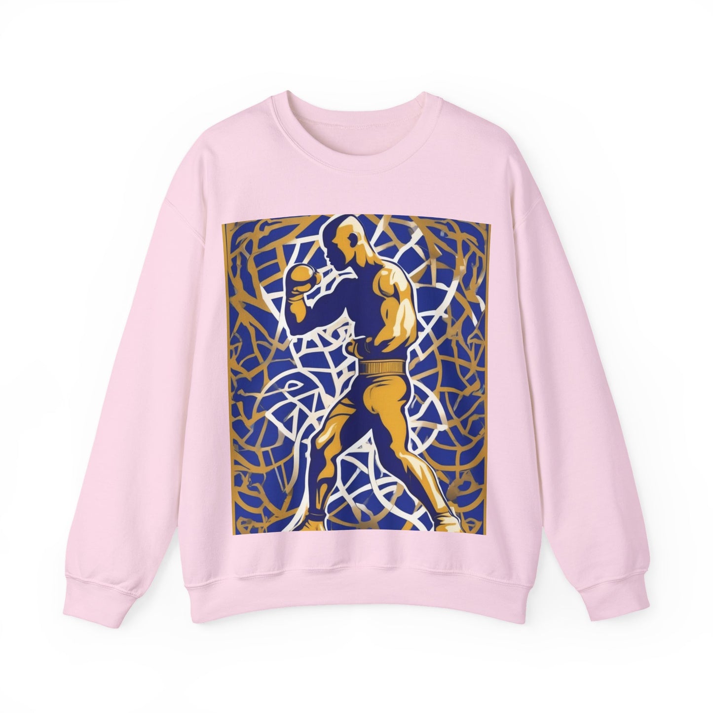 boostlete-field-day-scene-boxer-offset-paper-0776 — Unisex Heavy Blend Crewneck (G18000)