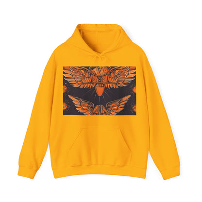 boostlete-field-day-icon-wings-soft-geometric-0298 — Unisex Heavy Blend Hooded Sweatshirt (Gildan)