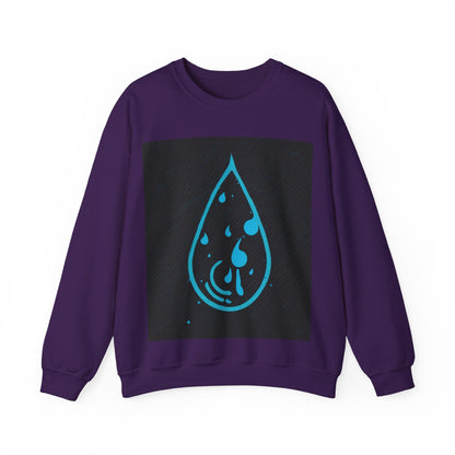 boostlete-iron-intent-icon-water-grainy-vector-0762 — Unisex Heavy Blend Crewneck (G18000)
