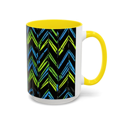 boostlete-mile-by-mile-pattern-chevron-monoline-0051 — Accent Mug 11oz/15oz