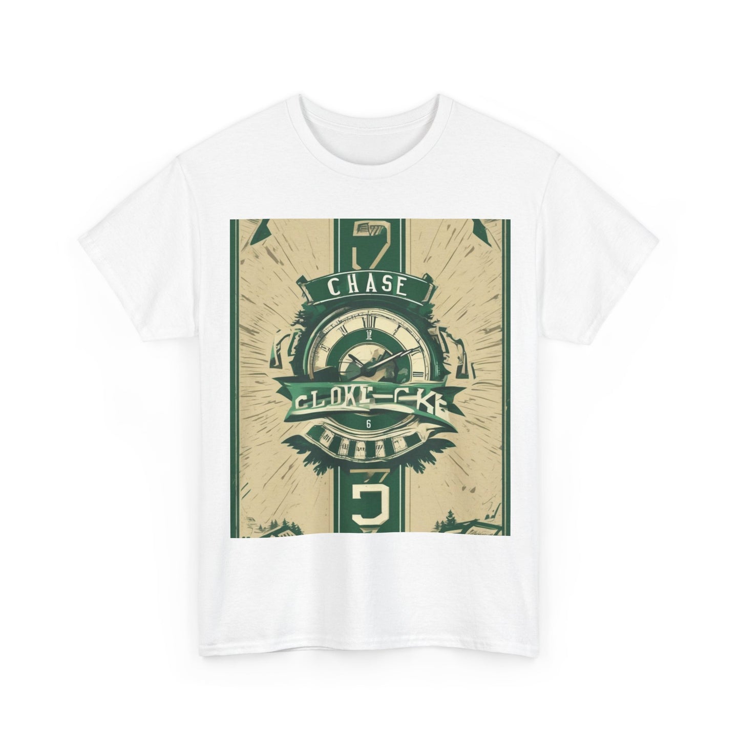 boostlete-mile-by-mile-type-chase-the-clock-banner-athletic-0013 — Unisex Heavy Cotton Tee (Gildan 5000)