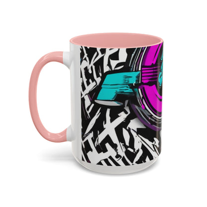boostlete-boost-mode-type-again-badge-monoline-0293 — Accent Mug 11oz/15oz