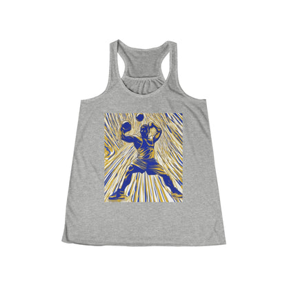 boostlete-rise-grind-scene-kettlebell-speed-engraved-0180 — Women's Flowy Racerback Tank (B+C 8800)