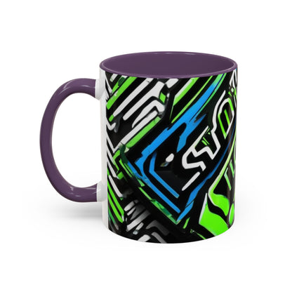 boostlete-am-crew-type-stronger-signals-diagonal-badge-1077 — Accent Mug 11/15oz