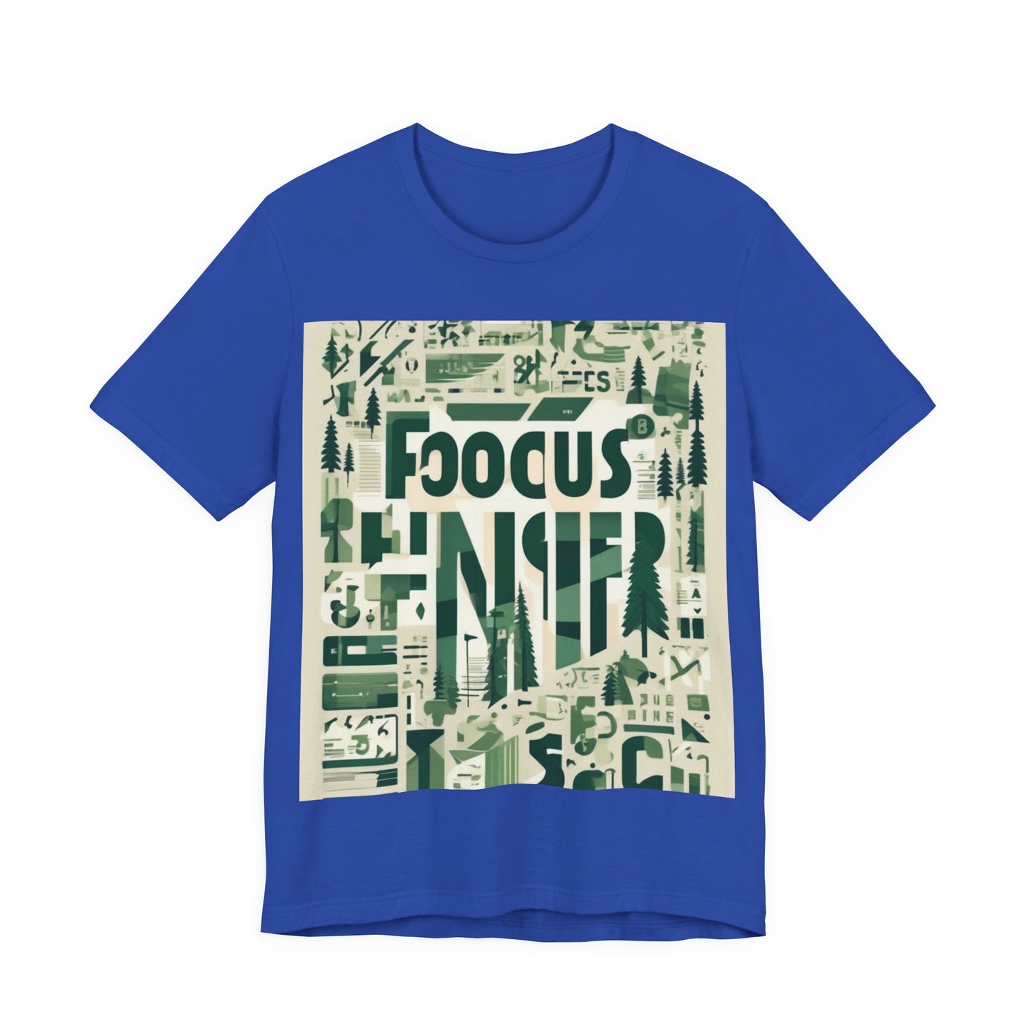 boostlete-boost-mode-type-focus-finish-banner-modern-0113 — Unisex Jersey Short Sleeve (B+C 3001)