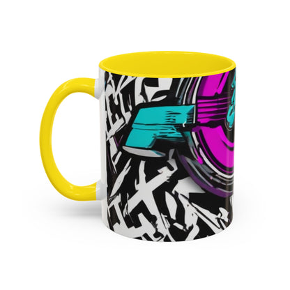 boostlete-boost-mode-type-again-badge-monoline-0293 — Accent Mug 11oz/15oz