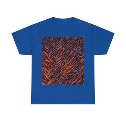 boostlete-field-day-pattern-ekg-modern-0087 — Unisex Heavy Cotton Tee (Gildan 5000)