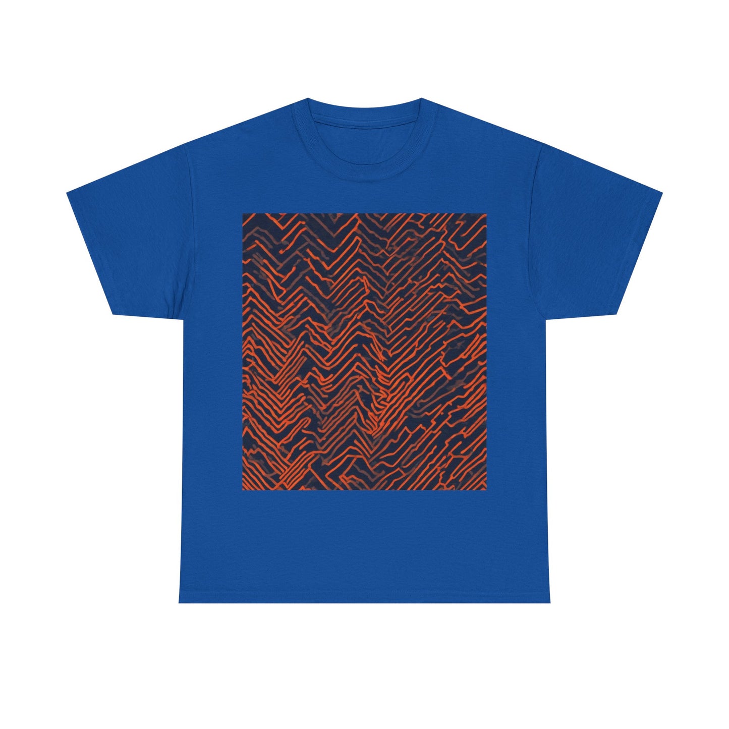 boostlete-field-day-pattern-ekg-modern-0087 — Unisex Heavy Cotton Tee (Gildan 5000)