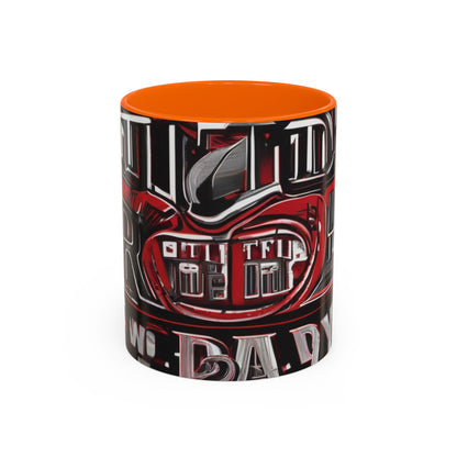 boostlete-boost-mode-type-win-the-day-outline-over-solid-monoline-0477 — Accent Mug 11/15oz