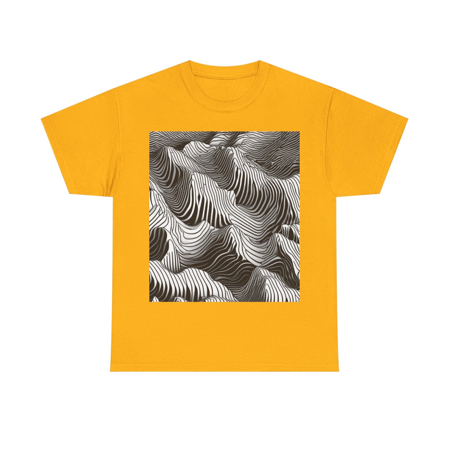 boostlete-field-day-pattern-topographic-isometric-0211 — Unisex Heavy Cotton Tee (Gildan 5000)